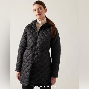 Athleta Womens Whisper Featherless Puffer Parka